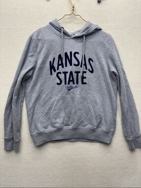 Kansas State Gray Pullover Hoodie - Wildcats